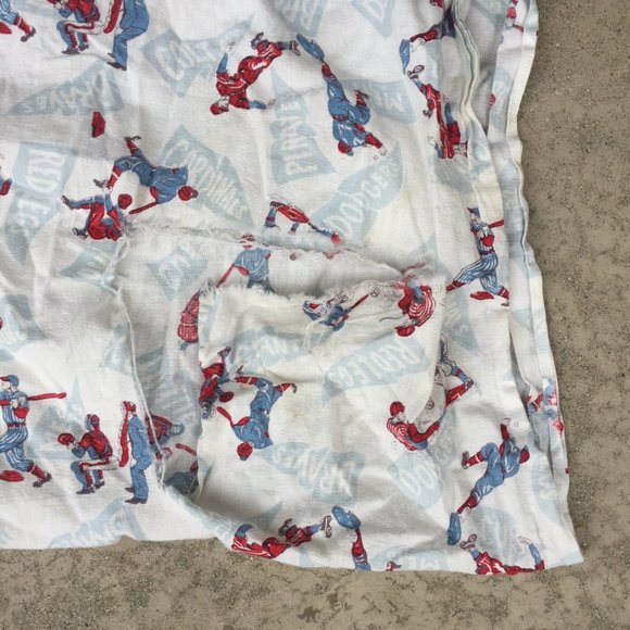 Vintage Baseball Fabric. Dodgers, Cubs, Pirates, Mets, Giants, Braves - Picture 7 of 9